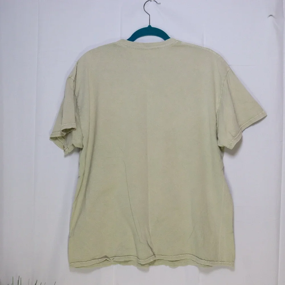 Jurassic World Park T Shirt Mens XL Tan Good Graphic Tee Short Sleeve Cotton